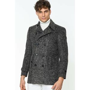 PLT8329 DEWBERRY COAT-PATTERNED GREY