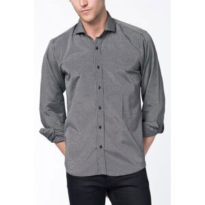 G601 DEWBERRY MEN's SHIRT-BLACK-ANTHRACIC