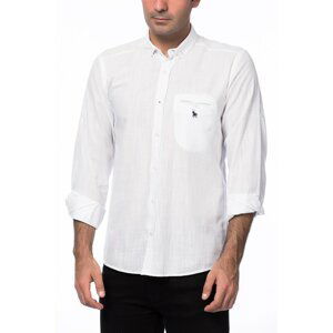 G616 DEWBERRY LINEN SHIRT-WHITE