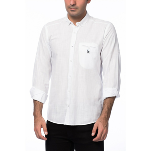 G616 DEWBERRY LINEN SHIRT-WHITE