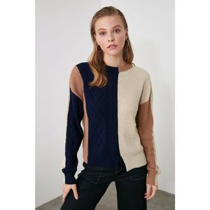 Trendyol Navy Knit Wearer Sweater