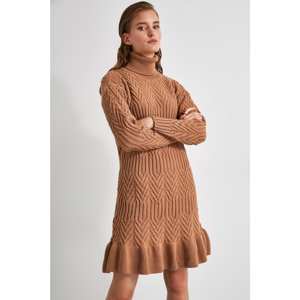 Trendyol Dress - Brown - Basic