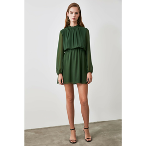 Trendyol Green Collar Detailed Dress