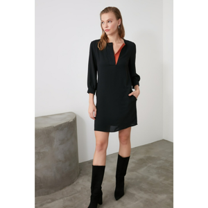 Trendyol Black Collar Detailed Dress