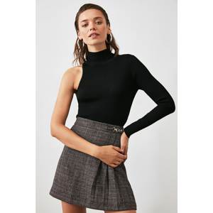 Trendyol Gray Buckle Skirt