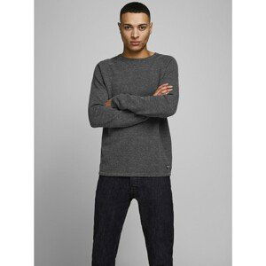 Dark grey basic sweater Jack & Jones Ehill