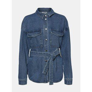 Noisy May Emily Blue Denim Shirt