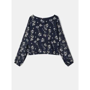 Blue girly floral blouse name it Nigara