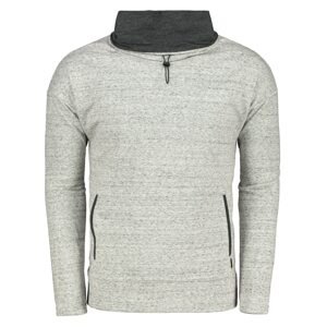 Ombre Clothing Men's sweatshirt with a stand-up collar B1096