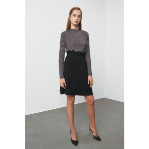 Trendyol Black Upright Collar Dress