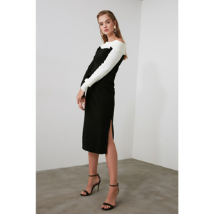 Trendyol Black Slit KnitWear Skirt