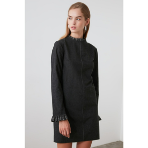 Trendyol Smoked Neck Line Detailed Dress