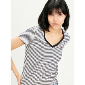 Black-and-white women's striped Levi's T-shirt®
