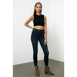 Trendyol Indigo Thinning Effect High Waist Skinny Jeans