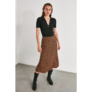 Trendyol Brown Basic Skirt
