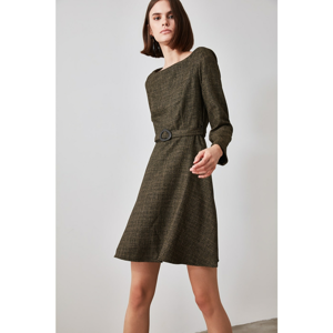 Trendyol Brown Belt Dress