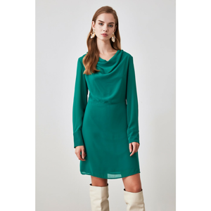 Trendyol Green Collar Detailed Dress