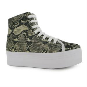 Jeffrey Campbell Play Homg Snake Platform Shoes