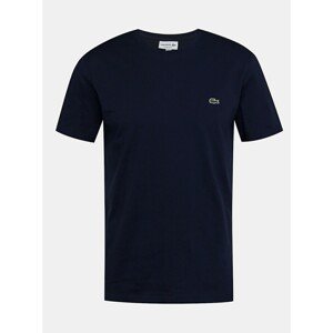 Dark blue men's basic t-shirt Lacoste