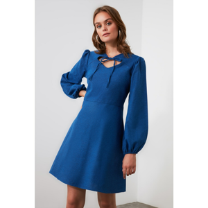 Trendyol Blue Collar Detailed Dress