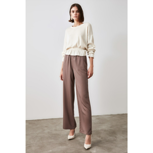 Trendyol Mink Wide Hem Trousers