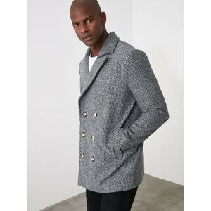 Grey Men's Coat Trendyol - Men's