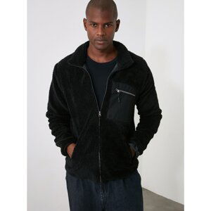 Black Men's Sweatshirt Trendyol - Men