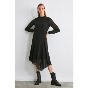 Trendyol Black Asymmetrical Dress