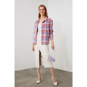 Trendyol Lilac Pocket Detailed Shirt