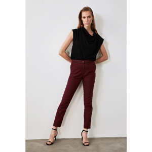 Trendyol Bordeaux Basic Pants