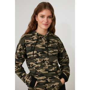 Dámska mikina Trendyol Camouflage