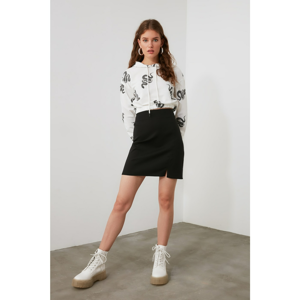 Trendyol Black Slit Skirt