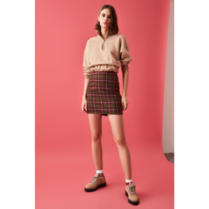 Trendyol Khai Plaid Skirt