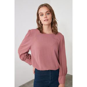 Trendyol Rose Dry Sleeves Smuze Blouse