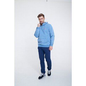 Big Star Man's Hooded Sweatshirt 154546 Light Jeans-190