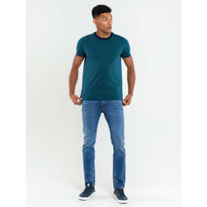 Big Star Man's Shortsleeve T-shirt 158890 Turquoise-302