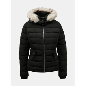 Black winter chive jacket with artificial fur TALLY WEiJL