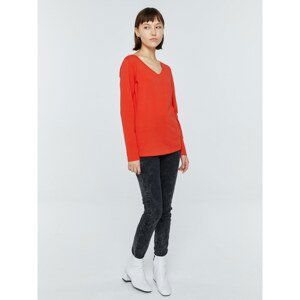 Big Star Woman's Longsleeve V-neck Blouse 158819 -603