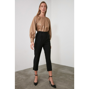 Trendyol Black Straight Cut Trousers