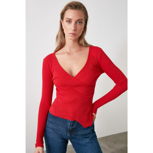 Trendyol Red Cruise Knitted Blouse