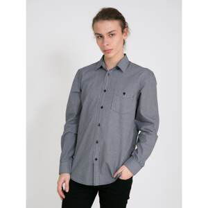 Big Star Man's Longsleeve Shirt 141679 Navy Blue-475