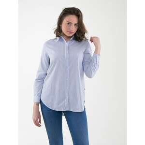 Big Star Woman's Longsleeve Shirt 145701 Navy Blue-463