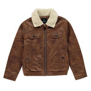 Firetrap Linea Leather Jacket Infant Boys
