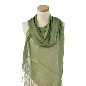 Art Of Polo Woman's Scarf Sz1201 Olive