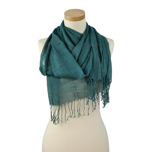Art Of Polo Woman's Scarf Sz1201 Teal/Green