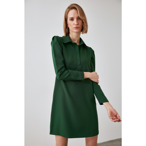 Trendyol Green Shirt Collar Dress