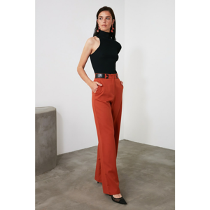 Trendyol Tile Belt Detailed Trousers