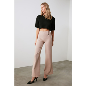 Trendyol Mink Waist Detailed Trousers