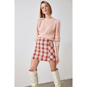 Trendyol Multicolored Plaid Skirt