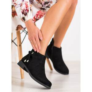 SHELOVET BLACK BOOTIES